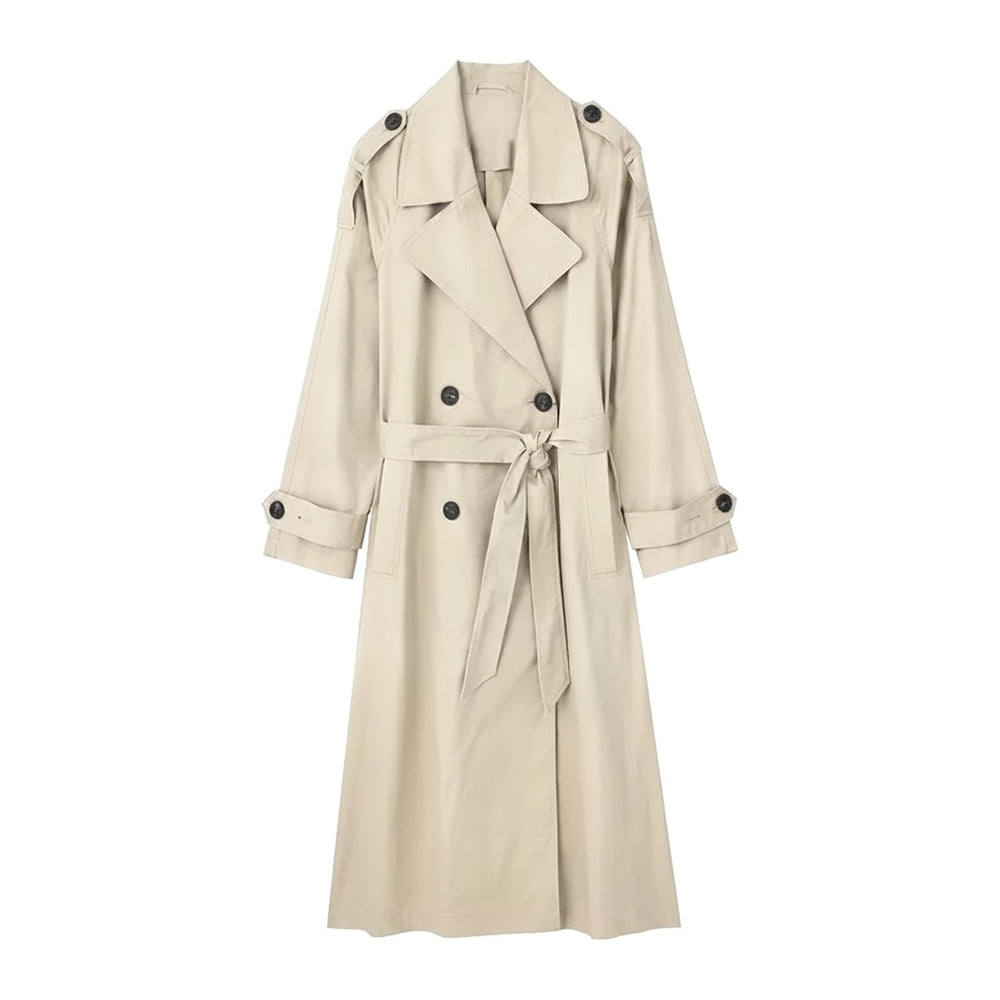 Jana – Trenchcoats Damen in beige – Vorderansicht