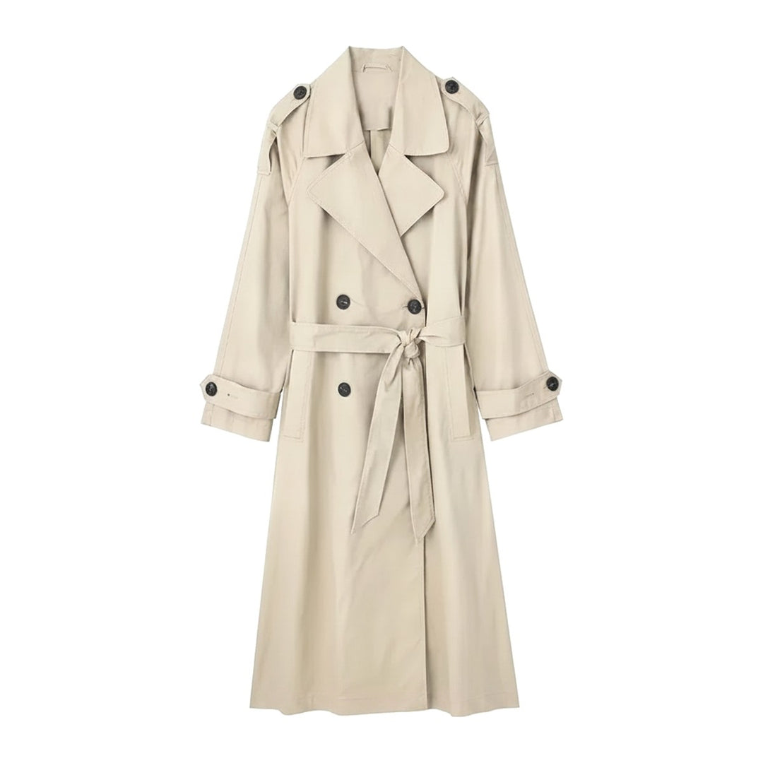 Jana – Trenchcoats Damen in beige – Vorderansicht