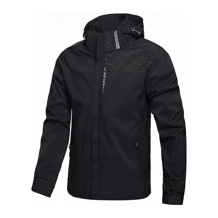 Ehp – Windbreaker in schwarz – Vorderansicht