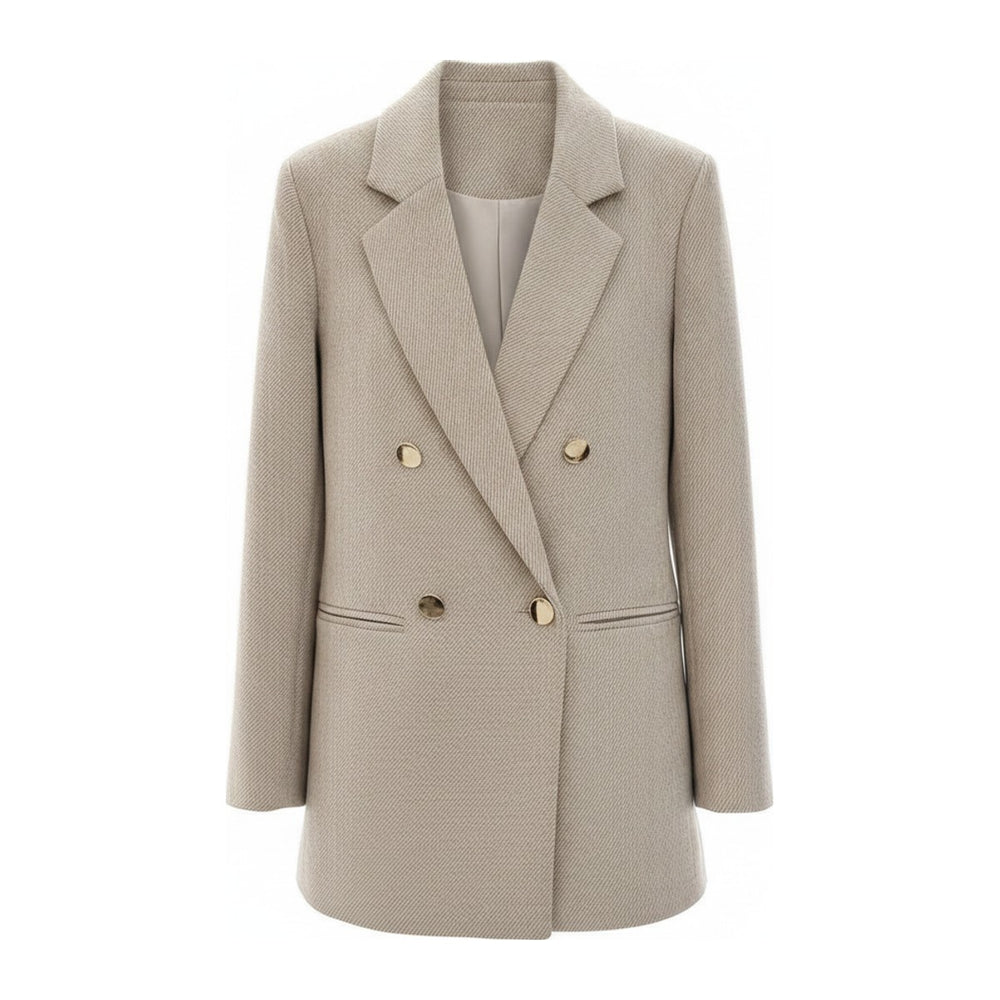 Cri – Sakkos Damen in beige – Vorderansicht