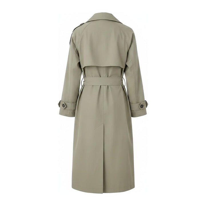 Jana – Trenchcoats Damen in grün – Rückansicht