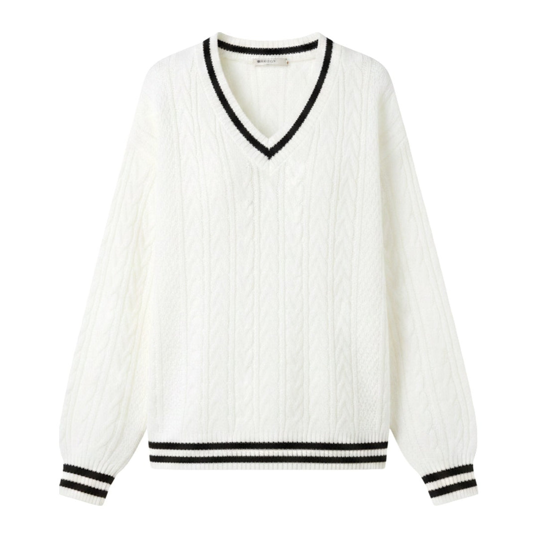 Kor – Pullover Damen in weiss – Vorderansicht