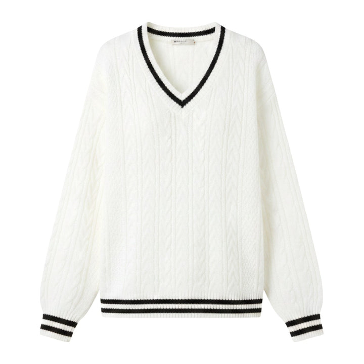 Kor – Pullover Damen in weiss – Vorderansicht