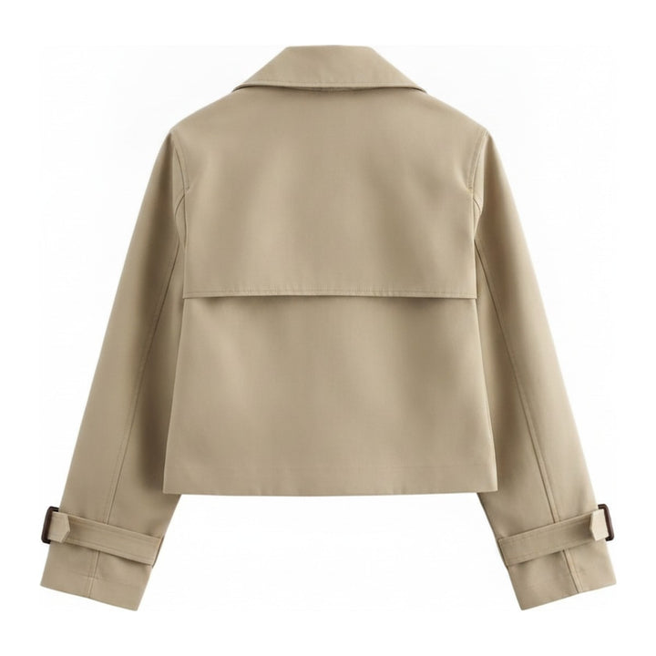 Nele – Jacken Damen in beige – Rückansicht