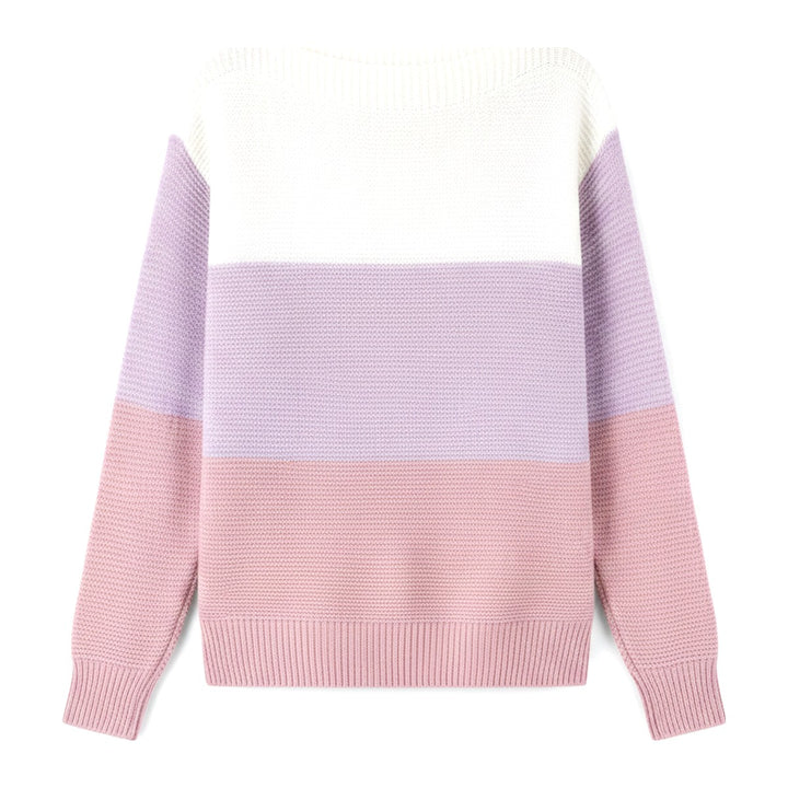 Leni – Pullover Damen in lavendel – Vorderansicht