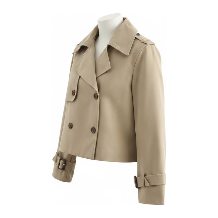 Nele – Jacken Damen in beige – Seitenansicht