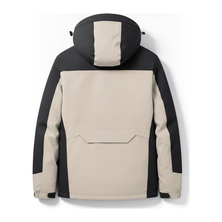 Skijacke Veed – Skijacken Damen in khaki – Rückansicht