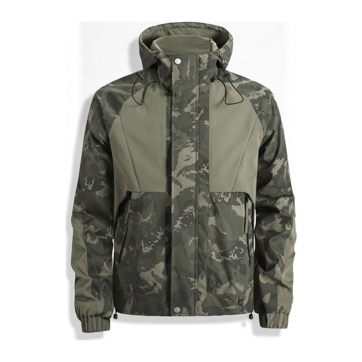 Teknik – Windbreaker Herren in grün – Vorderansicht