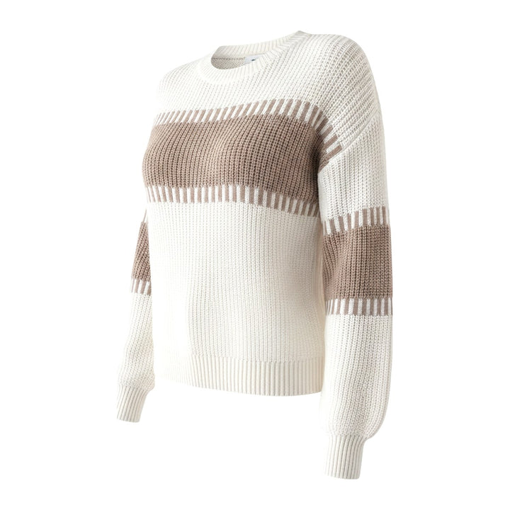 Dilia – Pullover Damen in khaki – Seitenansicht