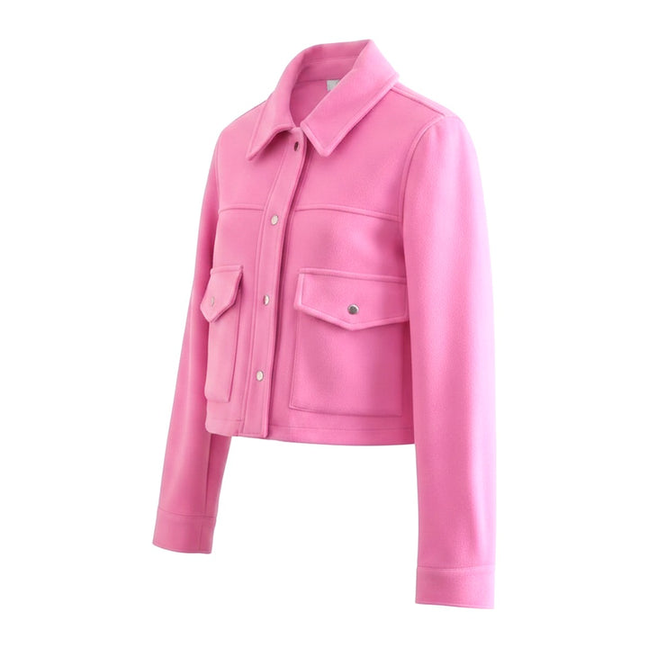 Fly – Kurze Jacken Damen in rosa – Seitenansicht