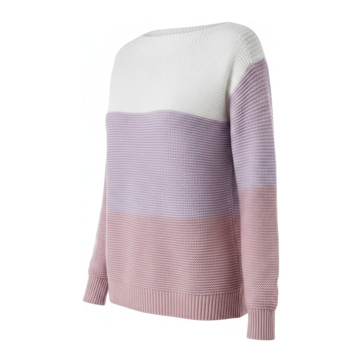 Leni – Pullover Damen in lavendel – Seitenansicht