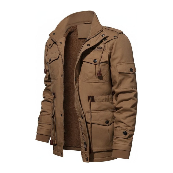 Tark – Jacken Herren in khaki – Seitenansicht