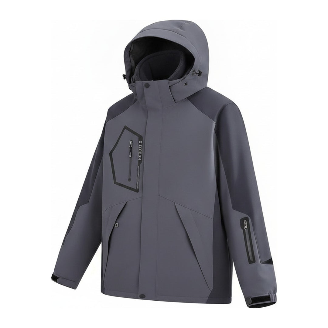 Skijacke Veed – Skijacken Damen in grau – Seitenansicht