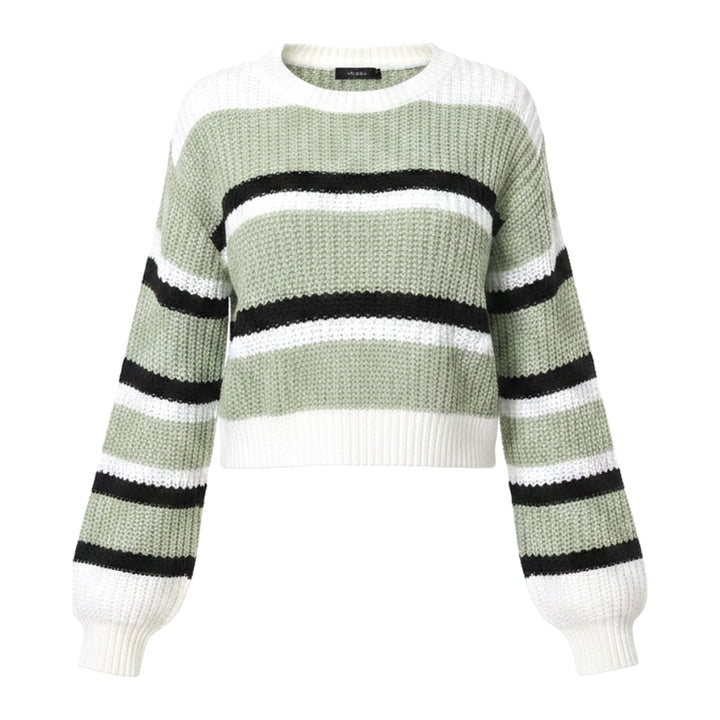 Ami – Pullover Damen in grün – Vorderansicht
