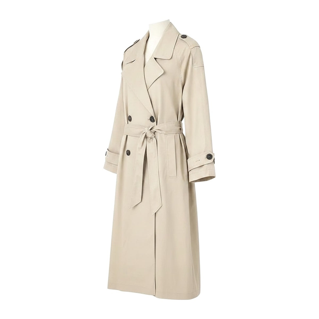 Jana – Trenchcoats Damen in beige – Seitenansicht