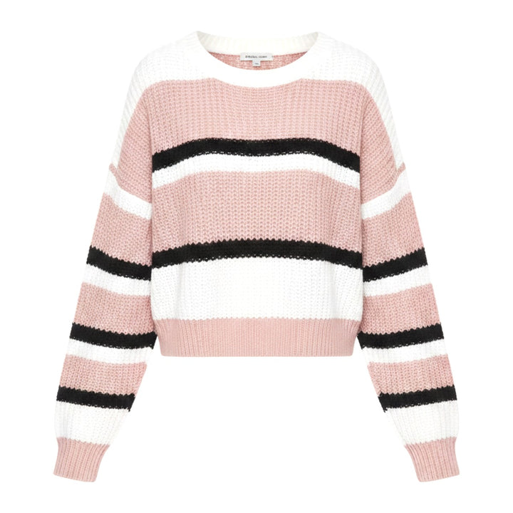Ami – Pullover Damen in rosa – Vorderansicht