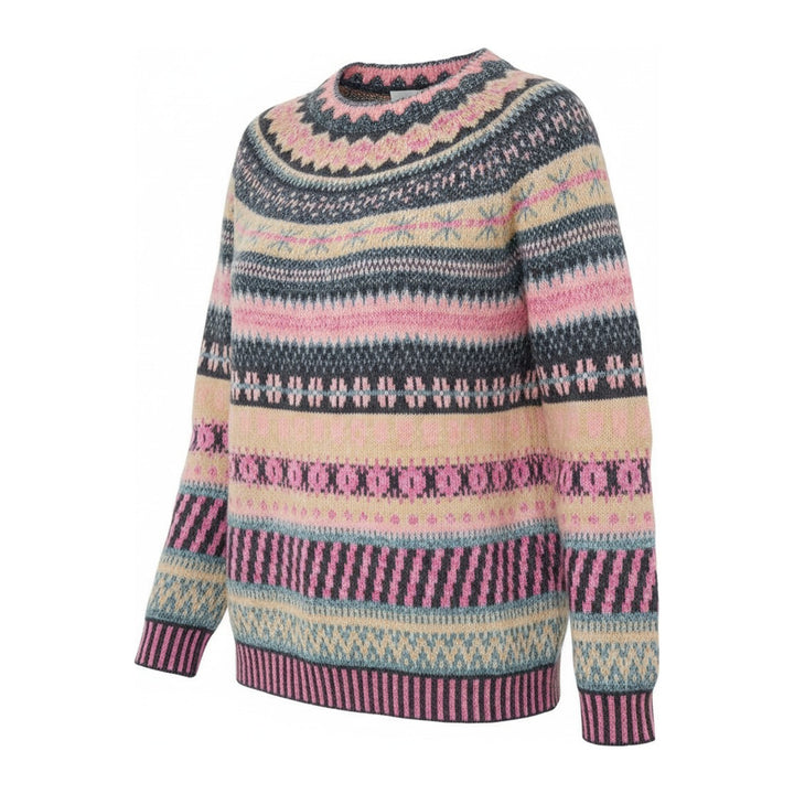 Elma – Pullover Damen in grau – Seitenansicht