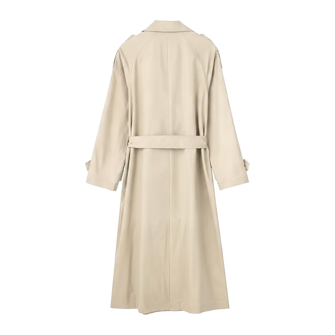 Jana – Trenchcoats Damen in beige – Rückansicht