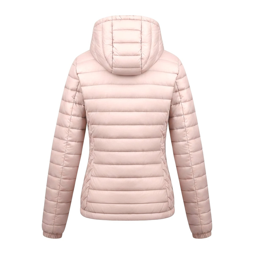 Kaja – Steppjacken Damen in rosa – Rückansicht