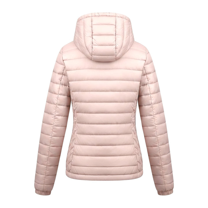 Kaja – Steppjacken Damen in rosa – Rückansicht