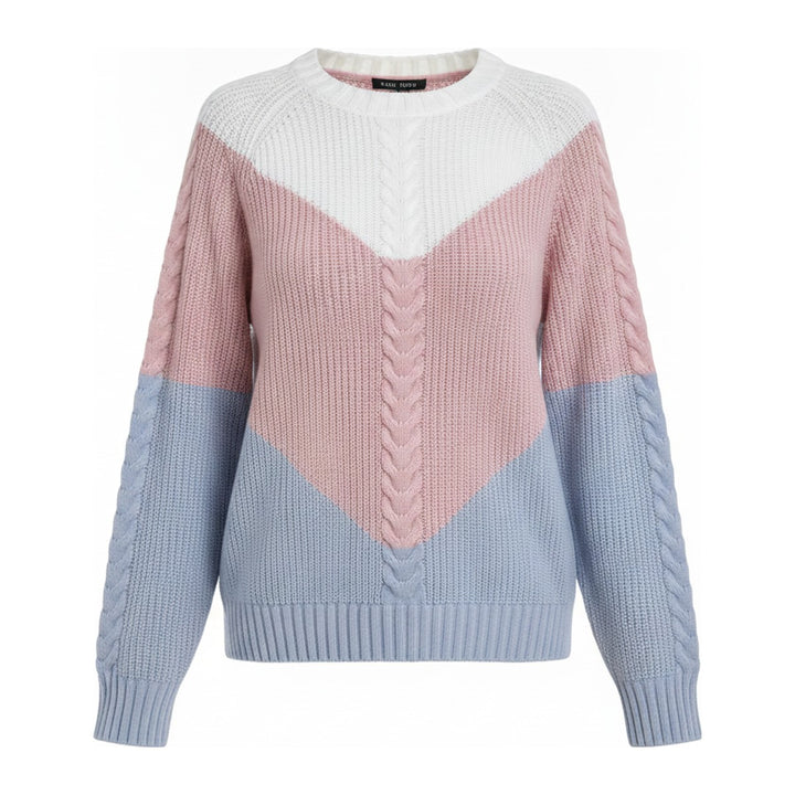 Hes – Pullover Damen in rosa – Vorderansicht