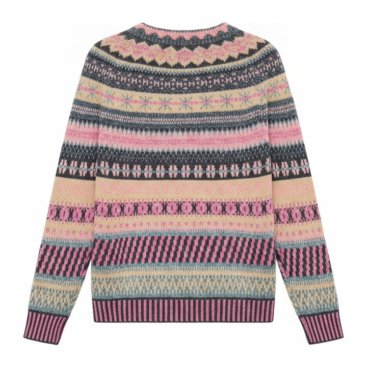 Elma – Pullover Damen in grau – Rückansicht