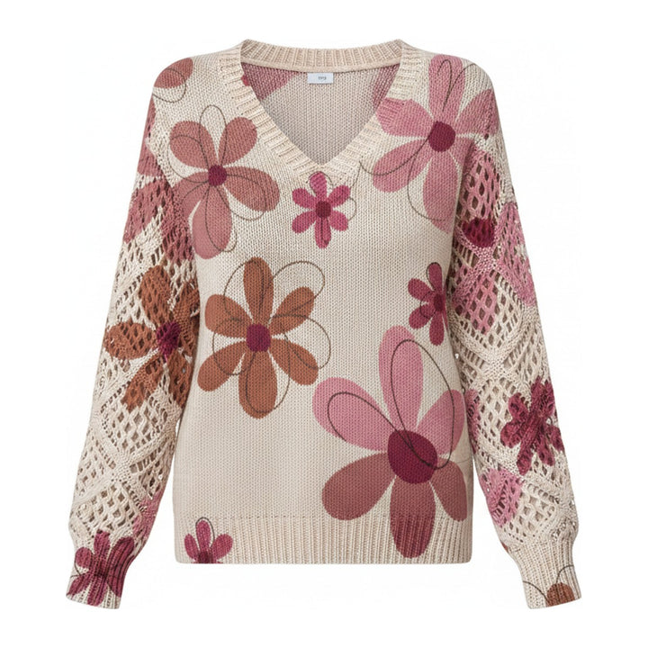 Gaby – Pullover Damen in rosa – Vorderansicht
