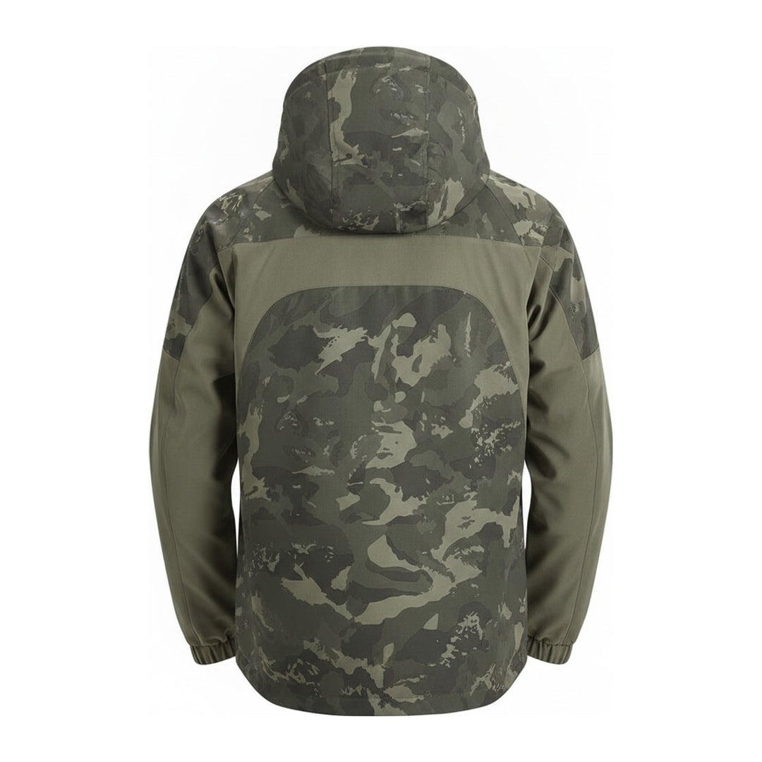 Teknik – Windbreaker Herren in grün – Rückansicht