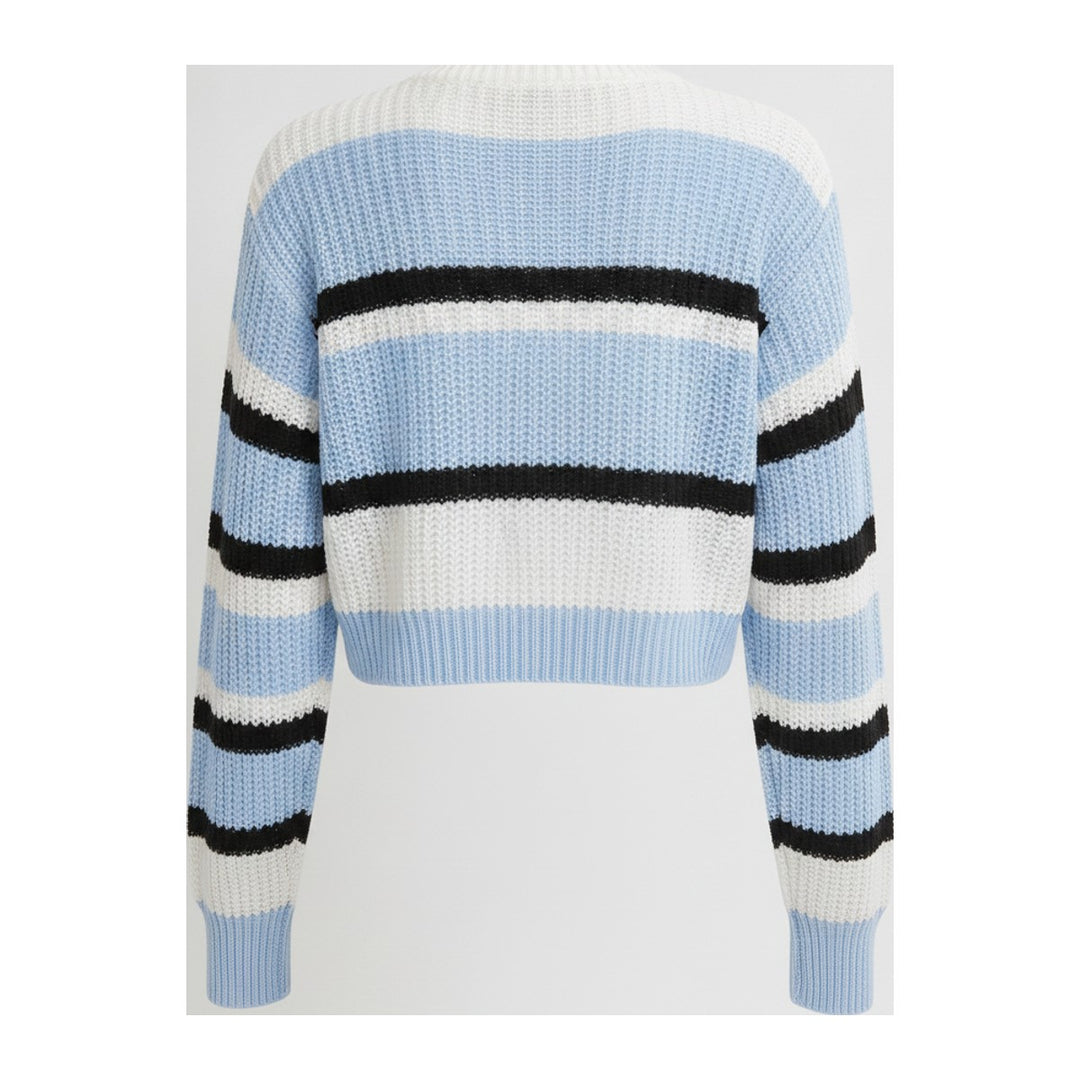Ami – Pullover Damen in blau – Rückansicht
