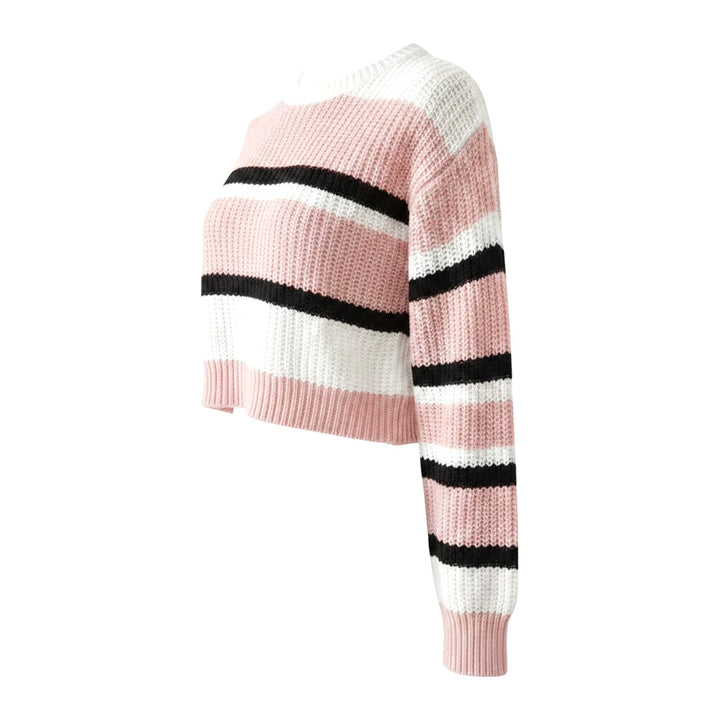 Ami – Pullover Damen in rosa – Seitenansicht