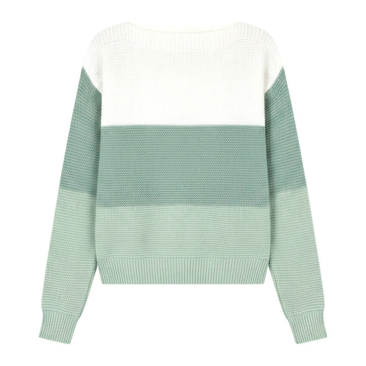 Leni – Pullover Damen in grün – Vorderansicht