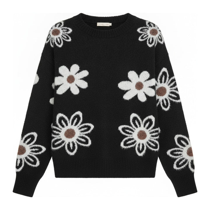Cilly – Pullover Damen in schwarz – Vorderansicht