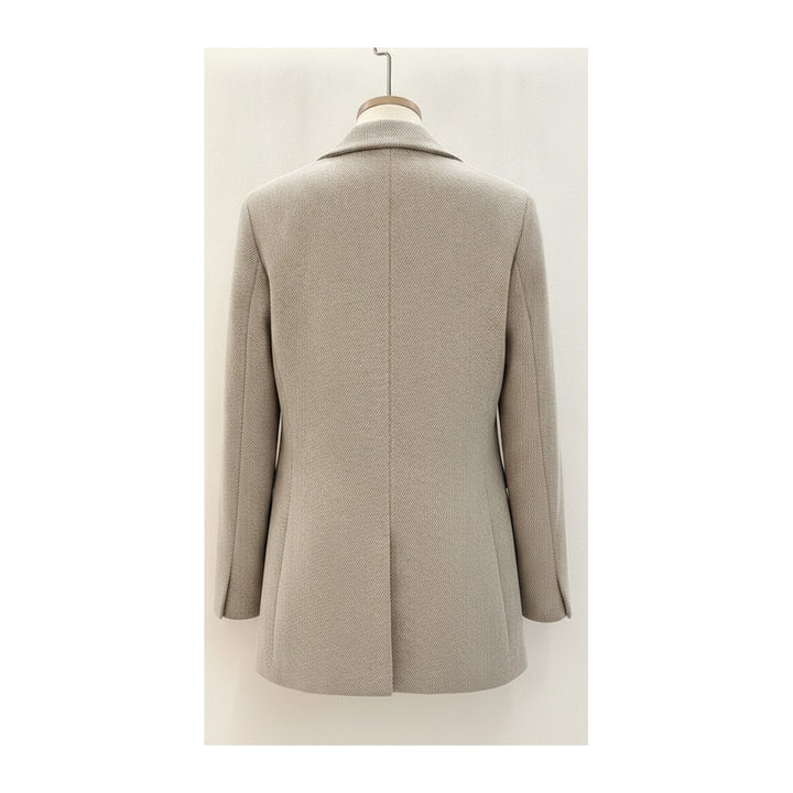 Cri – Sakkos Damen in beige – Rückansicht