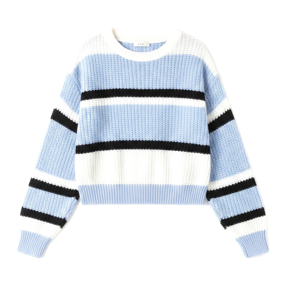 Ami – Pullover Damen in blau – Vorderansicht