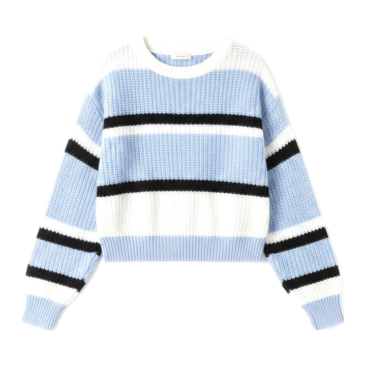 Ami – Pullover Damen in blau – Vorderansicht