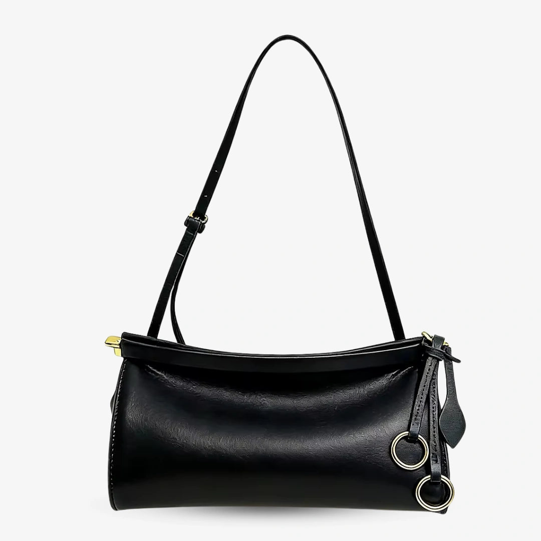 Alma – Vintage Damen Schultertasche mit Bügelverschluss - Luftfreiheit