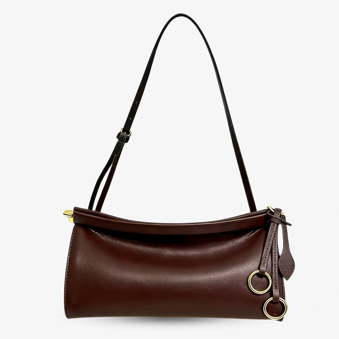 Alma – Vintage Damen Schultertasche mit Bügelverschluss - Luftfreiheit