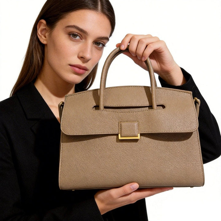 Audrey – Klassische Damen Henkeltasche - Luftfreiheit
