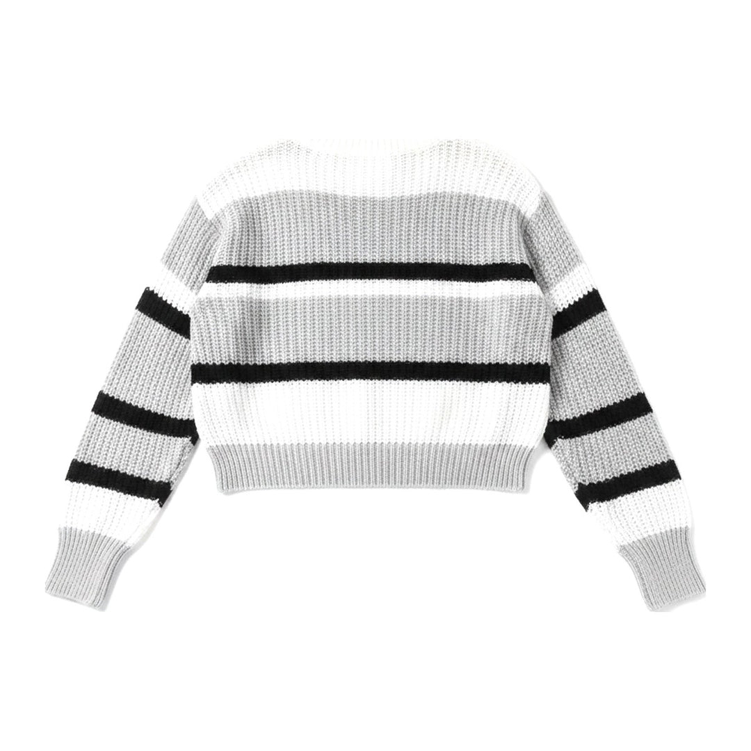 Ami – Pullover Damen in grau – Rückansicht