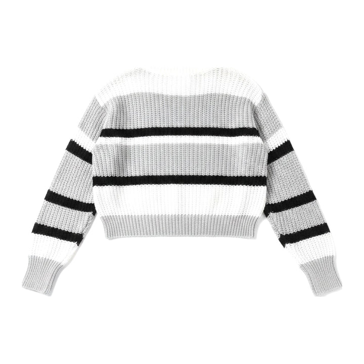 Ami – Pullover Damen in grau – Rückansicht