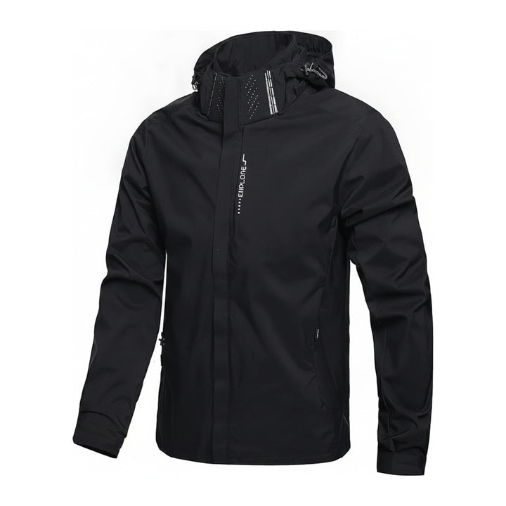 Ehp – Windbreaker in schwarz – Seitenansicht