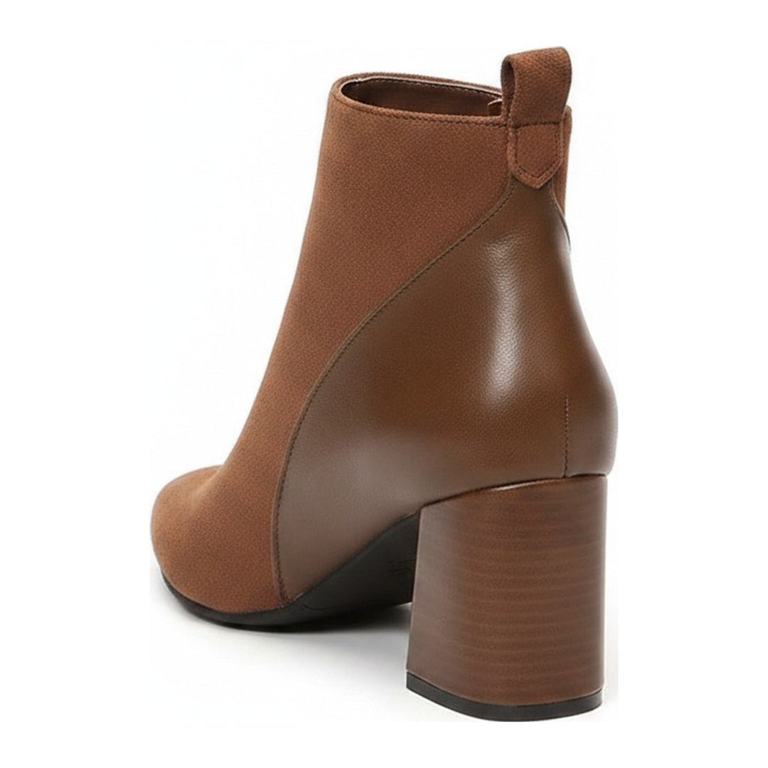 Bay – Stiefeletten aus Leder mit Blockabsatz - Luftfreiheit