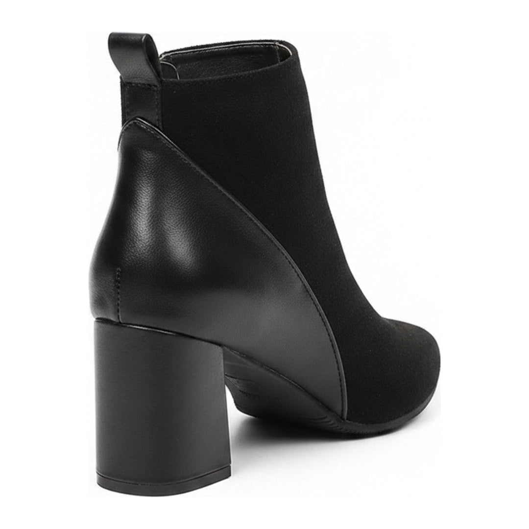Bay – Stiefeletten aus Leder mit Blockabsatz - Luftfreiheit