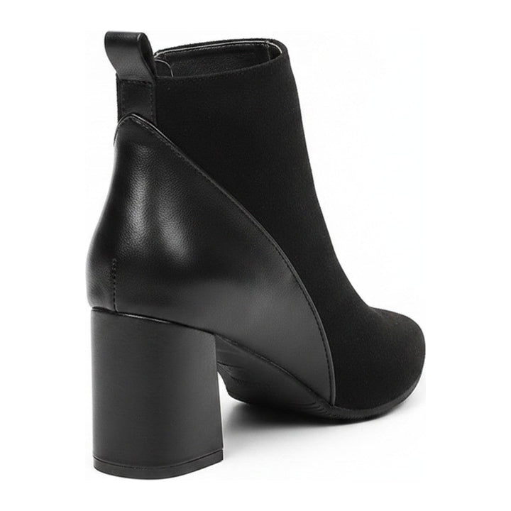 Bay – Stiefeletten aus Leder mit Blockabsatz - Luftfreiheit