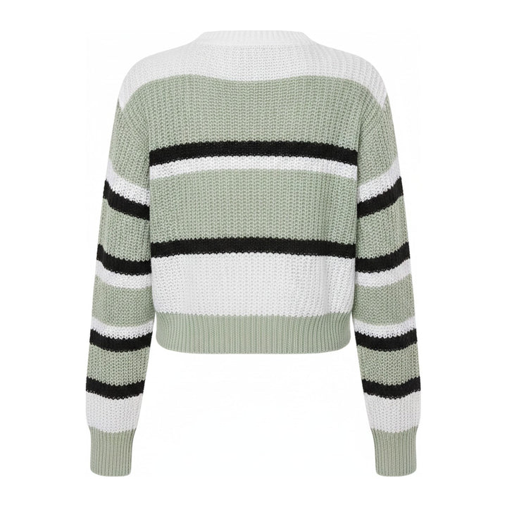 Ami – Pullover Damen in grün – Rückansicht
