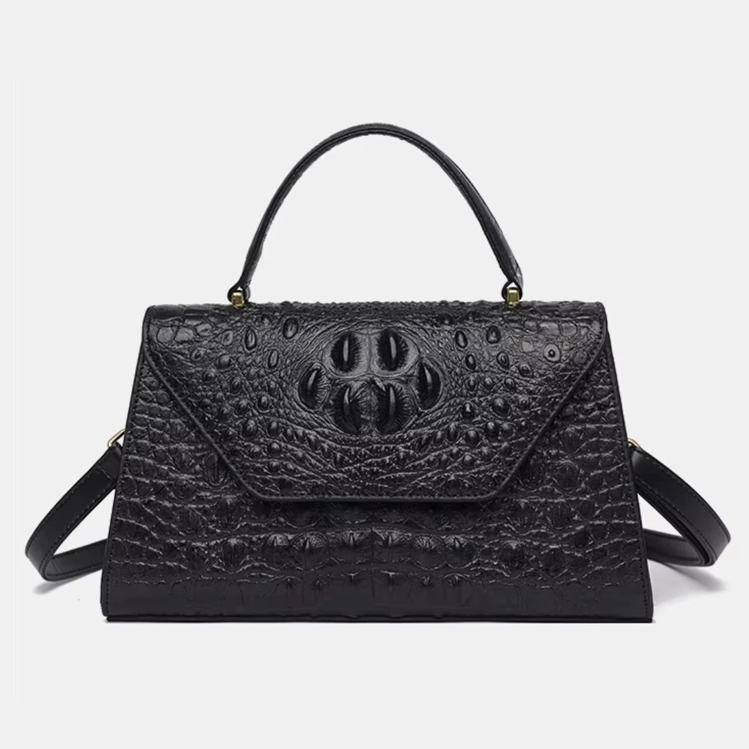 Bella Croco – Damen Handtasche im Kroko - Stil - Luftfreiheit