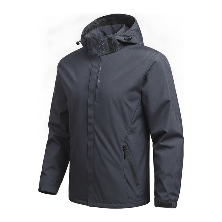 Ehp – Windbreaker in grau – Seitenansicht