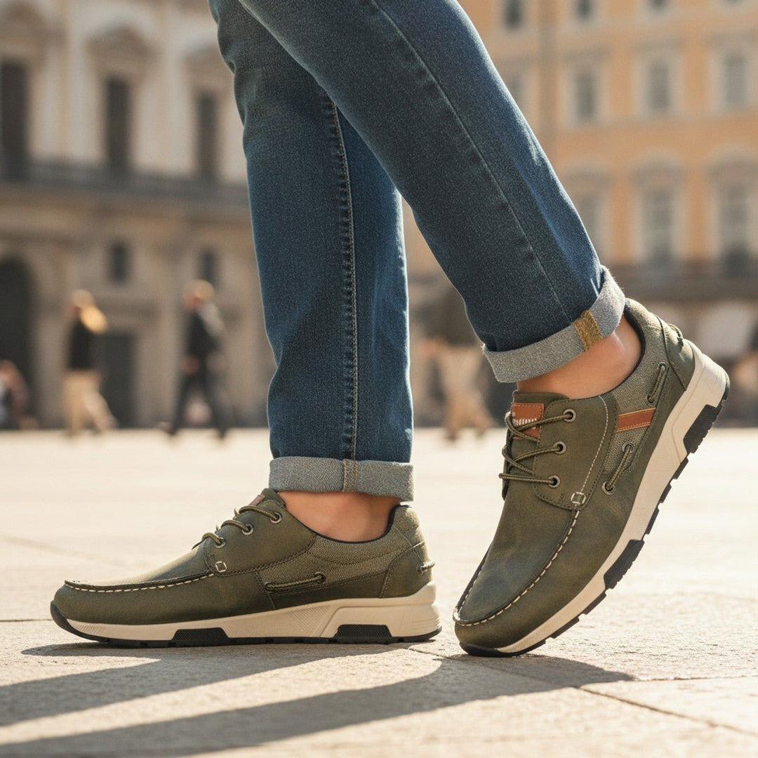 Boot – Bequeme Sneaker Herren mit Schnürung - Luftfreiheit