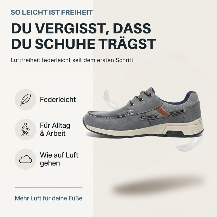 Boot – Bequeme Sneaker Herren mit Schnürung - Luftfreiheit