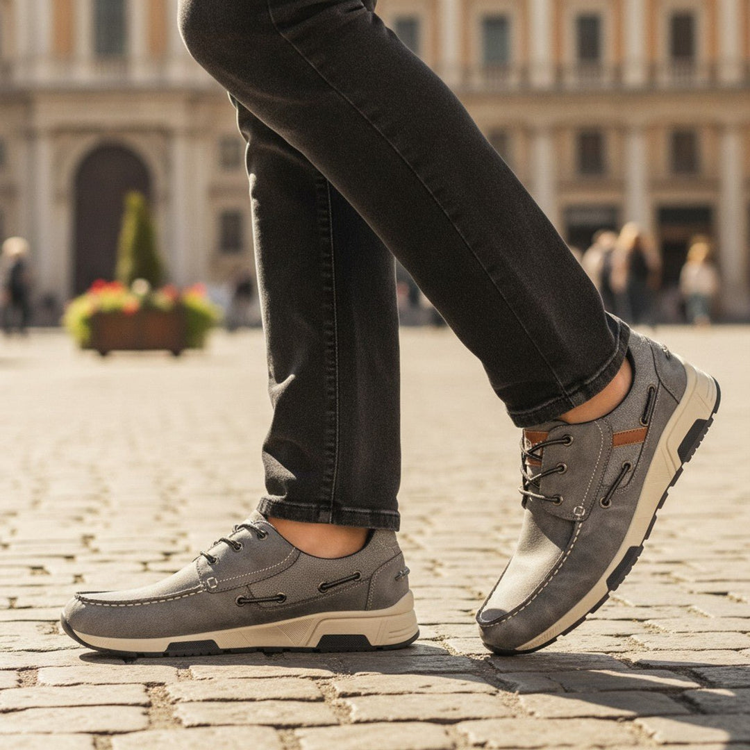 Boot – Bequeme Sneaker Herren mit Schnürung - Luftfreiheit